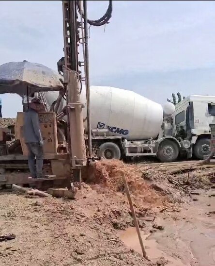 绩溪岩石井施工